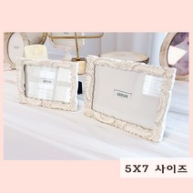 예쁜 사진액자 / 고급 인테리어 웨딩액자 / 웨딩포토테이블 - 디자인:앤틱사각 액자:5X7인치