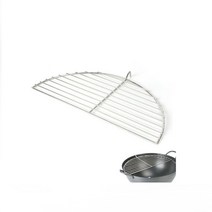 튀김냄비 반원기름받이 스텐반달망 42호 받침대 새우 팬 주방용품 조리기구 _ 22092786EA, 쿠팡 4번샵 본상품선택