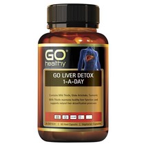 GO Healthy Milk Thistle Artichoke 호주 고헬씨 밀크씨슬 아티초크 원 어데이 60 캡슐 실리마린