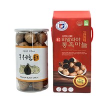 [60일 자연숙성] 히말라야 통 흑마늘 골드 선물세트 500g / 발효숙성 꿀절임 흙마늘 설날 선물세트