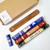HEM 인센스스틱 3종 홀더 기프트 선물 세트 집들이 답례품 생일 퇴사, HEM 3종 인센스 스틱 + 홀더 세트