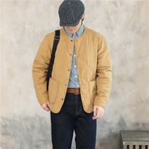 깔깔이 미국식 m65 코튼 자켓 남성용 얇은 코튼 밀리터리 자켓 겨울 칼라리스 퀼트 코튼