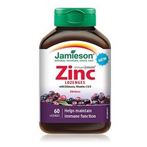 Jamieson 아연 로젠지 엘더베리 60개