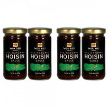 Wok Mei Gluten Free Hoisin Sauce 웍 메이 올 네츄럴 호이신 소스 8oz(226g) 4팩, Standard Packaging