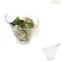 800ml 투명 아크릴 샐러드 볼 보울 접시 그릇 플레이트 빙수볼 시리얼, 기본