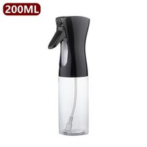 200ML 올리브 오일 스프레이 바베큐 요리 주방 베이킹 분무기 빈 병 식초 디스펜서 샐러드, [02] black through