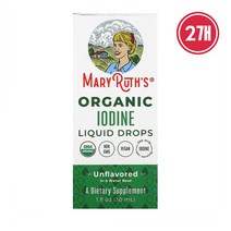 MaryRuth Iodine 요오드 30ml 1개, 2개