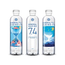 [미네랄메이킹] 천연 알칼리수 미네랄 메이킹 7.4 500ml, 사슴, 3박스 - 60병