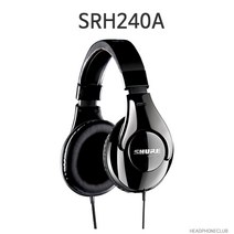 슈어 SHURE SRH240A 밀폐형 헤드폰 SRH240 삼아정품