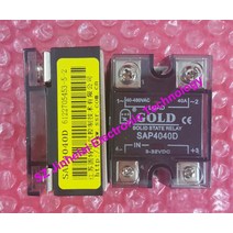 SAP4040D 골드 솔리드 스테이트 릴레이 3-32VDC 40-480VAC 40A 모듈