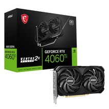 MSI GeForce RTX 4060 Ti VENTUS 2X BLACK OC D6 8GB
