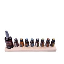 향수진열대 향수보관함 9홀 5ml 10ml 에센셜 오일 디스플레이 랙 코코넛 도테라 나무 병 홀더 향수 정리, 한개옵션1, 03 C