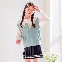 초딩하우스 에이후드세트(겨울기모)-주니어여아의류 주니어의류 여아상하바지세트 초등학생옷