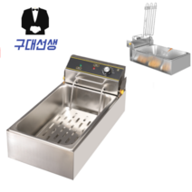 대용량 고출력 New 올인원 다이얼식 타이머 업소용 전기 튀김기 10L 20L 22L 모음, 스탠다드