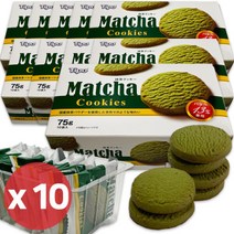 티포 녹차 쿠키 75g x10팩/옛날과자/간식/초콜릿/맛밤