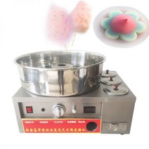 솜사탕기계 솜사탕메이커 영업용 가정용 12v 설탕 가스 스테인레스 스틸 diy 꽃 제조기 candyfloss 만들기 상업, 01 Without battery