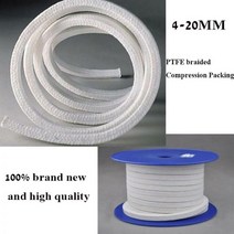 PTFE 편조 압축 포장 아크릴 섬유 충전 글랜드 로프 420mm 0.5 m 1 2m 신제품, 20x20mm x 0.5m