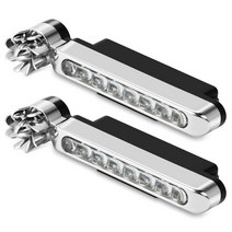 LED 윈드 파워 주간 주행 조명 기아 스포티지 3 닛산 x트레일 t31 bmw x5 e53 ix35 기아 리오 4 크루즈 투아렉, [3] WHITE