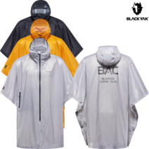 블랙야크 남 여공용 MAWC3IN1레인케이프자켓 방수 우의 자켓 수원영통점, 그레이(LG)
