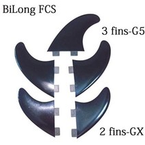 BiLong-FCS 서핑 보드 핀 트라이 쿼드 5 a 세트 나일론 + 섬유 스키보드 쇼트 웨이크, 3G52GX