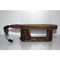 카메라 케이스 가죽 보호용 하프 케이스 그립 스트랩 라이카 CL 19301 디지털 카메라용, 03 Coffee