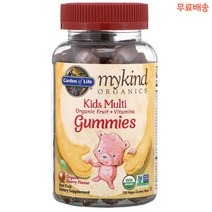 가든오브라이프 Garden of Life 마이카인드 키즈 멀티비타민 체리맛 식물성 120구미, 1개