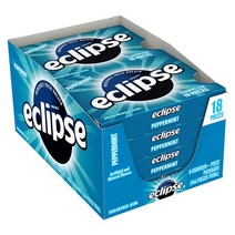Eclipse 이클립스 페퍼민트 무설탕 미국껌 18피스8팩(1박스), 1박스