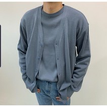 바모스 [바모스] 21/SS 남녀공용 비비드 컬러 오버핏 가디건