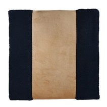 따뜻한 겨울용 극세사 쿠션 베이지블랙 겨울 방석 따뜻석 레자 뽀글이 사계절 사무실 쇼파 슬림 시트 양면 이중 털 학생 의자