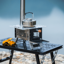 펠렛난로 펠릿 캠핑 불멍 난로 화목난로, 베이직 디럭스 에디션