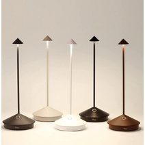 Zafferano 자페라노 Pina Pro 피나 프로 LED 충전 테이블 램프, corten