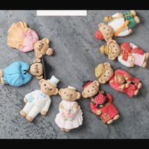 수제-테디베어시리즈20g 비누나무 천연비누재료도매전문 천연화장품 캔들 디퓨저 만들기 재료 예쁜 수제몰드 도매 비누틀 석고방향제틀 선물하기 애인선물 집들이선물, D형