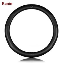 카닌 혼다 가죽 핸들커버 국내당일발송, 가죽 핸들커버-혼다 로고있음