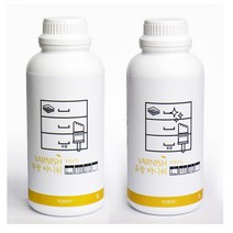 투명코팅 바니쉬 유백색 무광 1L 벽지 목재 고급