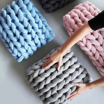 뿌쑤쑥 자이언트얀 뜨개질실 벨벳 뜨개질공방 굵은실 500g, 벨벳 자이언트얀, 흰색500g (벨벳)