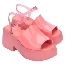 멜리사 젤리슈즈 Darling 웨지 여자여름샌들힐 슬리퍼힐 핑크 9cm