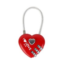 비앤티 디자인자물쇠_하트, 단품