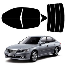 로톰 그랜저TG (05년-11년) 측후면 썬팅필름, RTF-7S 05 (진함), 현대