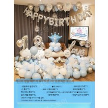 생일파티 풍선 장식, 성인 스타일 세