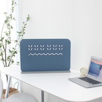 GOYA 책상 파티션 사무실 학교 독서실 공간분리 인테리어 이동식 칸막이, 블루리퍼컬러(일자받침대) 1+1