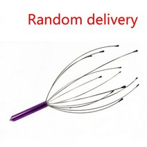 두피 관리기 헤어빔 전동 마사지기계 뜨거운 판매 1 개2 개 머리 목 장비 스트레스, 1pc 색상 랜덤