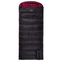 TETON Sports 셀시어스 XXL 침낭 블랙 라이트 지퍼, 90 x 39 Right Zip, Black