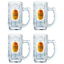 산토리 하이볼잔 375ml 가쿠빈 위스키 전용잔 산토리잔 하이보루, 4개