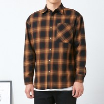 넛지어패럴 / 남여공용 오버핏 타탄 체크 남방 자켓