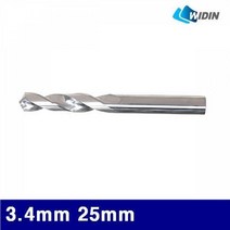 (반품불가)위딘 3860254 SSD 초경드릴 3.4mm 25mm 50mm (1EA), 1