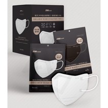 [다판다몰] 제로가드 새부리형 KF94 마스크 매직브라이트스페이스엑스방역용마스크 블랙 화이트 50매 100매 개별포장, 블랙 50매