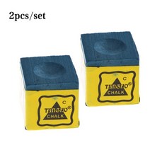 2 pcs 스퀘어 내구성 당구 초크 풀 스누커 큐 ​​오일 녹색 건조 미끄럼 방지 테이블 당구 액세서리, 푸른