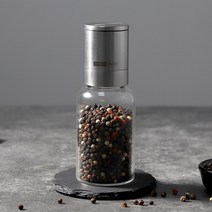 키친밸리 통후추 후추 소금 갈이 그라인더 양념통, 1개, 165ml