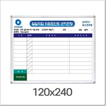 제일컴퍼니 주문제작 학교 사무실 알루미늄 도안칠판(120x240), 1
