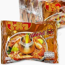 월드푸드 태국라면 와이와이 똠양 쉬림프 크림 똠냠 WAIWAI TOMYUM, 5개